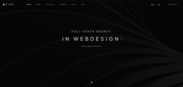 Pine - Creative Agency & Portfolio WordPress Theme