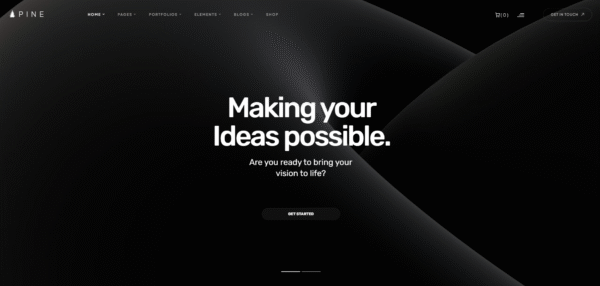 Pine - Creative Agency & Portfolio WordPress Theme