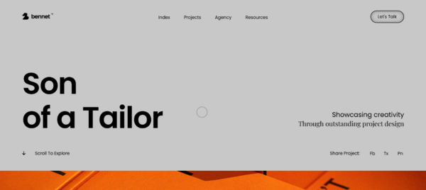Bennet - Creative Portfolio WordPress Theme