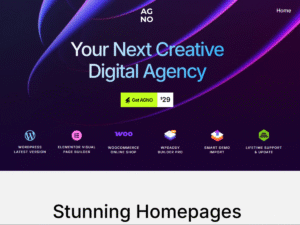 Agno – Creative Portfolio Agency WordPress Theme