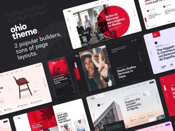 Ohio - Creative Portfolio & Agency WordPress Theme